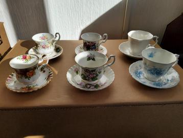 Set van 6x Royal Albert kop- en schotels beschikbaar voor biedingen