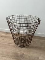 Koperen stalen mand / korf, Ophalen, Overige materialen, Gebruikt, Mand