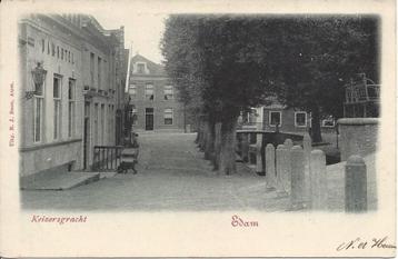 Edam (N.H.) Keizersgracht, Boon kaart, gelopen 1901 beschikbaar voor biedingen