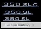 Embleem / typeplaatje Mercedes w107 c107 r107 sl slc, Auto-onderdelen, Carrosserie en Plaatwerk, Ophalen of Verzenden, Gebruikt