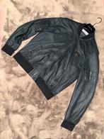 Philipp Plein heren leer jas, Zwart, Overige maten, Ophalen of Verzenden, Zo goed als nieuw