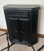 Zwart halkastje, Huis en Inrichting, Kasten | Overige, Ophalen, Zo goed als nieuw