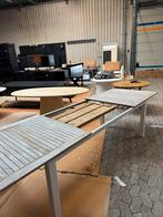Buitentafel uitschuifbaar 320x100 in 220x100, Tuin en Terras, Tuintafels, Ophalen, Nieuw, Rechthoekig, Aluminium