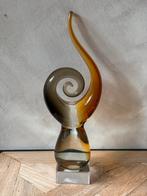 WD-013 Glas sculptuur kunst object, Ophalen of Verzenden