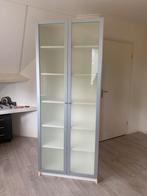 Billy boekenkast met deuren, Huis en Inrichting, Ophalen, 200 cm of meer, 50 tot 100 cm, Zo goed als nieuw