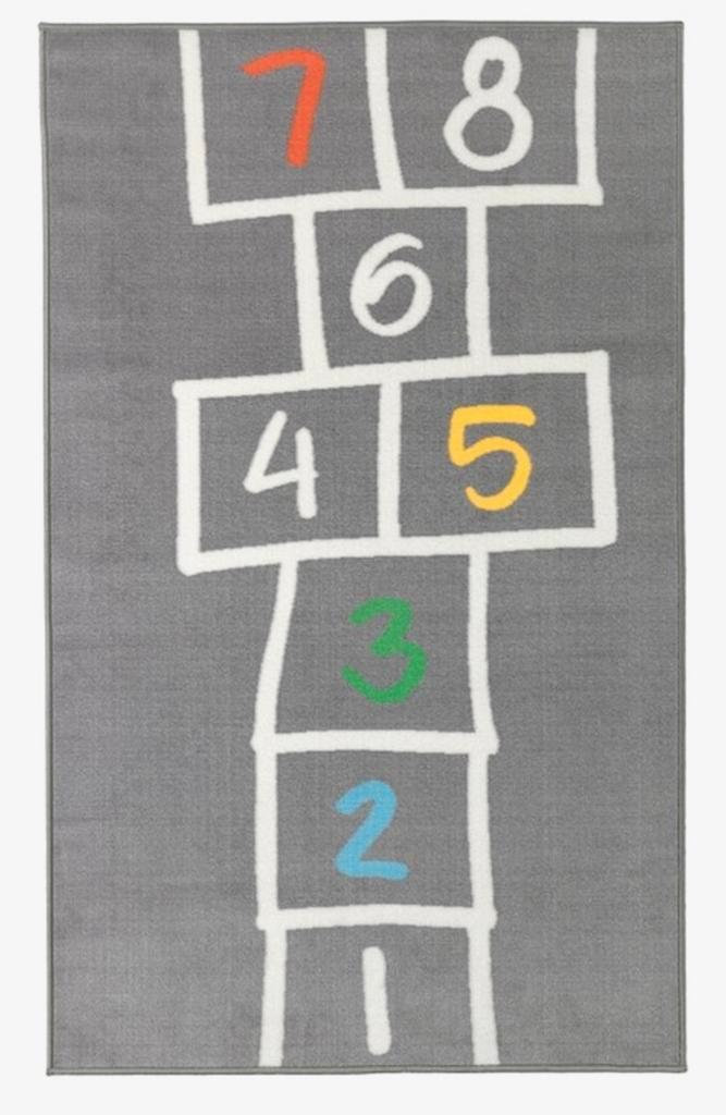 Leuk hinkelspel tapijt, Huis en Inrichting, Stoffering | Tapijten en Kleden, Zo goed als nieuw, 50 tot 100 cm, 100 tot 150 cm