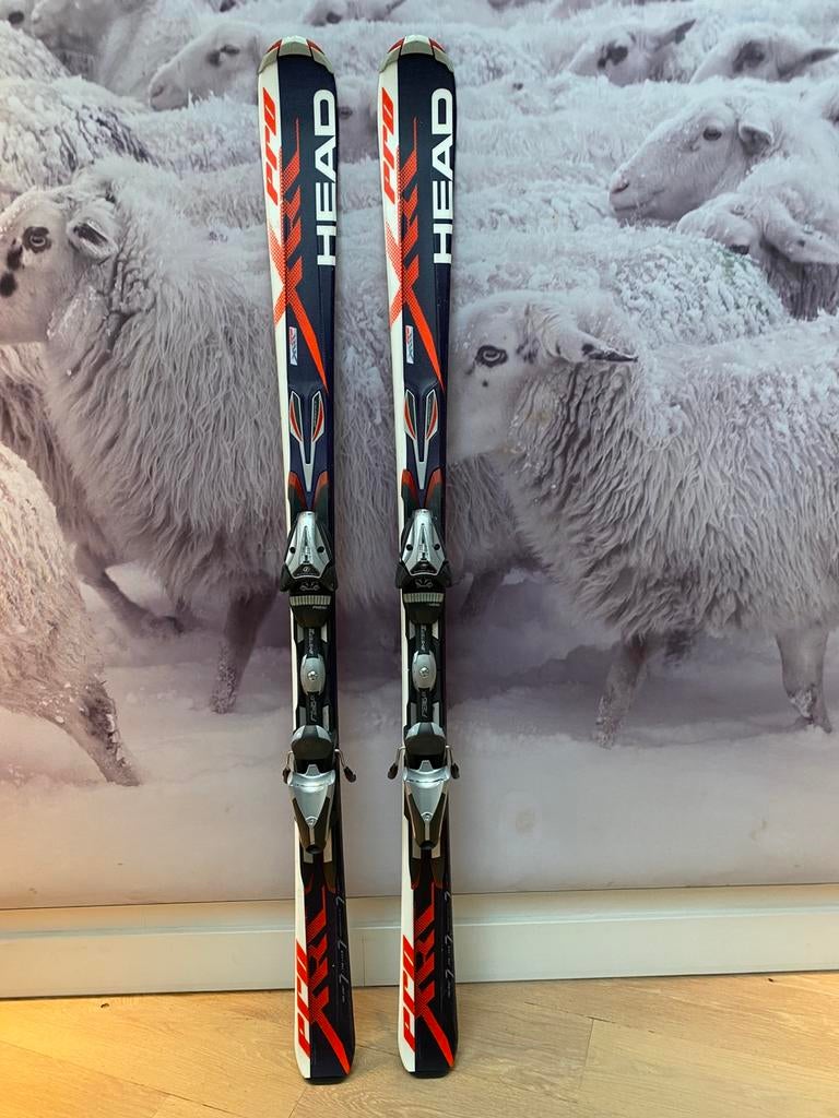 Head ski’s 156cm -net gewaxt en geslepen!, Ophalen, 140 tot 160 cm, Zo goed als nieuw, Carve