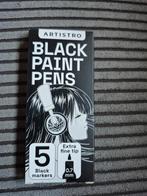 Artristro zwarte markers, Hobby en Vrije tijd, Tekenen, Ophalen, Zo goed als nieuw