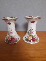 Royal albert old country rose hoge kandelaars 40.00 ps, Ophalen of Verzenden
