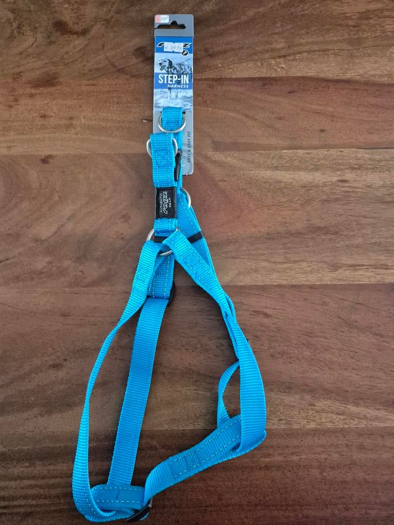 Hondentuig turquoise 53-76cm, Ophalen