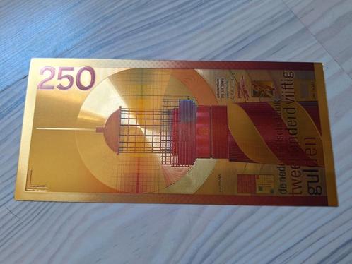 Golden collector bankbiljet 250 gulden vuurtoren, Verzamelen, Overige Verzamelen, Zo goed als nieuw, Ophalen of Verzenden