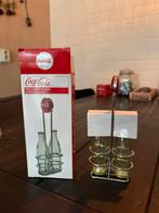 Coca Cola peper en zout setje met rek, Ophalen of Verzenden, Zo goed als nieuw, Overige materialen, Los bestek