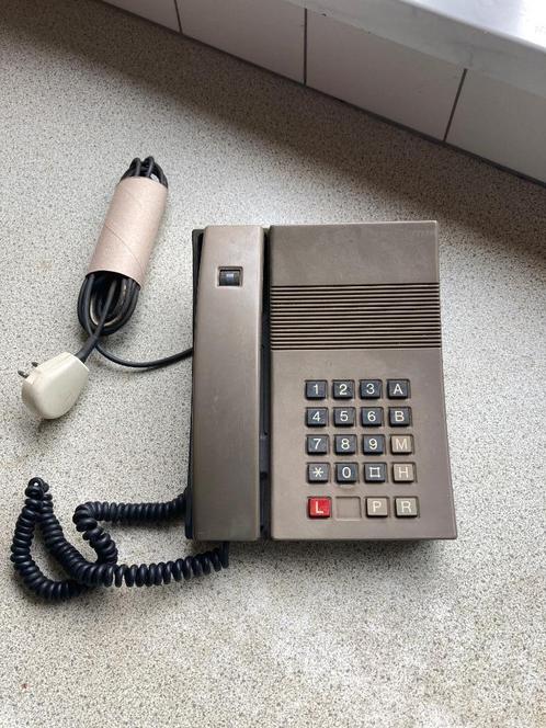 PTT Memofoon – Donkerbruin, Telecommunicatie, Vaste telefoons | Niet Draadloos, Gebruikt, Ophalen of Verzenden