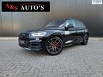 Audi Q5 TFSI e Quattro Competition 3x S line Panodak Luchtve, Auto's, Audi, Automaat, 4 cilinders, Zwart, Hybride Elektrisch/Benzine