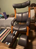 Stokke Varier Gravity relaxstoel, Huis en Inrichting, Ophalen, Gebruikt, Leer, 50 tot 75 cm