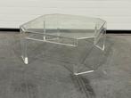 Design plexiglas salontafel, Ophalen, Overige materialen, Gebruikt, 50 tot 100 cm