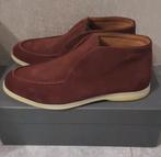 HoN Halfhoge Loafers Bordeaux Echt leder Suede Maat 43 Nieuw, Kleding | Heren, Schoenen, Loafers, Overige kleuren, Nieuw, Ophalen of Verzenden