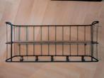 Vintage Wandrek/kapstok met Houten Plank, Ophalen of Verzenden