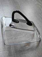 KAASSTOLP in Zwart. Art Deco Kaasstolp Leerdam €15 !!!, Antiek en Kunst, Antiek | Glas en Kristal, Ophalen of Verzenden