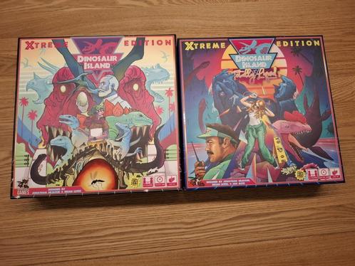 Dinosaur Island & Totally Liquid expansion - Xtreme edition, Hobby en Vrije tijd, Gezelschapsspellen | Bordspellen, Gebruikt, Drie of vier spelers