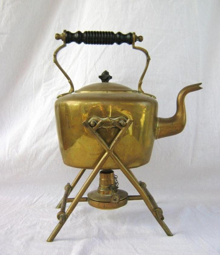 Bouilloire - Theeketel op onderstel, Antiek en Kunst, Antiek | Keukenbenodigdheden, Ophalen