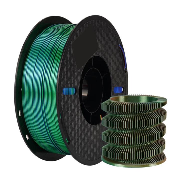 Kingroon Blue/Green/Orange Silk Filament 1.75mm, Computers en Software, 3D-printerbenodigheden, Nieuw, Ophalen of Verzenden