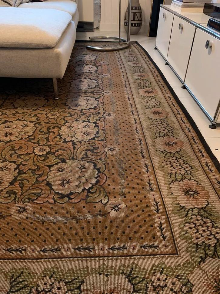 Prachtig Antiek vloerkleed, erfstuk 210 x 270, Huis en Inrichting, Stoffering | Tapijten en Kleden, Zo goed als nieuw, 200 cm of meer