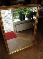 Mooie facet spiegel 100 bij 70 in gouden lijst, Ophalen, 100 tot 150 cm, Zo goed als nieuw, Rechthoekig