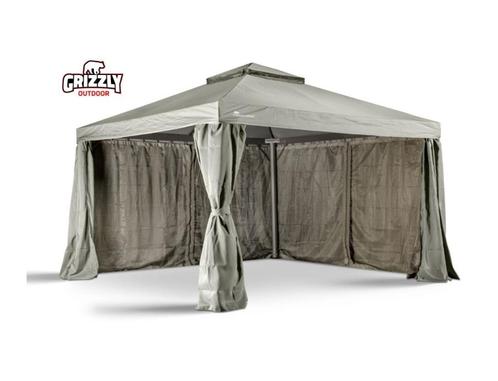 Tuinpaviljoen 3,5x3,5m Grizzly Europe, Tuin en Terras, Partytenten, Nieuw, Paviljoen, Minder dan 5 meter, Minder dan 4 meter, Ophalen of Verzenden