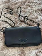 Zadig & Voltaire clutch, Sieraden, Tassen en Uiterlijk, Tassen | Schoudertassen, Gebruikt, Blauw, Leer, Ophalen
