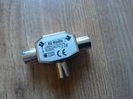 Splitter coax 2 way splitter r2, Ophalen of Verzenden, Zo goed als nieuw, Minder dan 2 meter, Coaxiale kabel