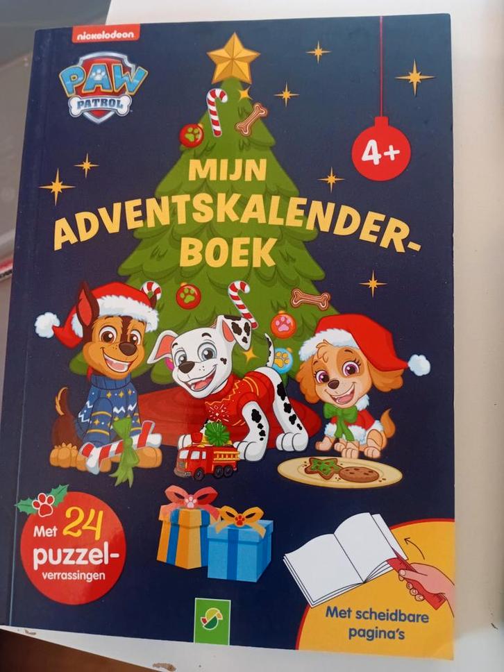 Paw Patrol Adventskalender Boek - Nieuw!, Boeken, Kinderboeken | Baby's en Peuters, Nieuw, 3 tot 4 jaar, Uitklap-, Voel- of Ontdekboek