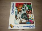 Puzzel Clementoni CUDDLEY KITTENS 1000 st., Ophalen of Verzenden, 500 t/m 1500 stukjes, Zo goed als nieuw, Legpuzzel