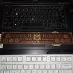 Koperplaat hintze berlin piano onderdeel vintage 20s, Ophalen of Verzenden