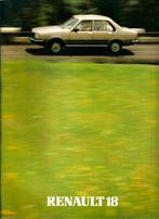 Brochure Renault 18 1980, Ophalen of Verzenden, Gelezen, Renault