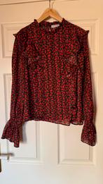 Loavies zwart/rode blouse maat S, Ophalen of Verzenden, Maat 36 (S), Rood, Loavies