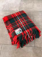 Vintage wollen deken / plaid - Bemo geblokt, Ophalen of Verzenden, Zo goed als nieuw