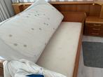 2-persoons bed 180x200 met hoofdbord, Huis en Inrichting, Slaapkamer | Bedden, Ophalen, Gebruikt, Bruin, Tweepersoons