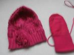 Muts roze met bloem h&m hennes en maurits maat 104 116, Gebruikt, Meisje, 110 t/m 116, H&M