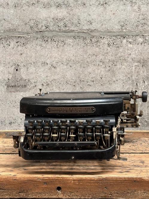 Adler typemachine uit 1900, Diversen, Typemachines, Zo goed als nieuw, Ophalen of Verzenden
