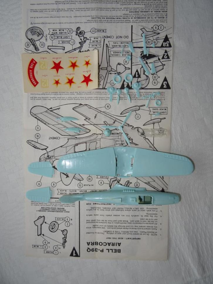 Bell P-39Q Merk Bell - Revell - Schaal 1:72, Hobby en Vrije tijd, Modelbouw | Vliegtuigen en Helikopters, Vliegtuig, 1:72 tot 1:144