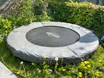 Compacte Berg Favorit trampoline inground 200 + beschermhoes, Gebruikt, Ophalen