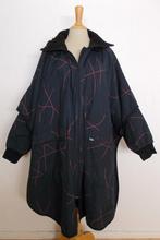 Lichtzwarte print jas van Scandinavische Skandika! XL/XXL, Kleding | Dames, Verzenden, Zo goed als nieuw, Maat 46/48 (XL) of groter
