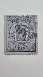 1 cent 1869 - 1871, Postzegels en Munten, Postzegels | Nederland, Ophalen of Verzenden, T/m 1940, Gestempeld