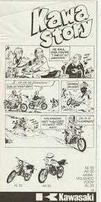 Retro reclame 1982 Kawasaki brommer AE50 en AR50, Verzenden, Overige typen