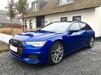 Audi A6 50 TFSIe Plug in Hybrid 2xS-Line Pano/RS int/HuD B&O, Automaat, 4 cilinders, Blauw, Leder