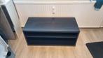 Kleine IKEA TV meubel kast zwart bruin houtlook, Ophalen, Overige materialen, Minder dan 50 cm, Gebruikt