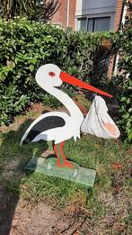 Geboorte ooievaar, Ophalen of Verzenden, Gebruikt, Geboortebord