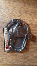Koperen thermometer paard vintage antiek, Ophalen of Verzenden, Zo goed als nieuw, Overige kleuren, Minder dan 95 cm