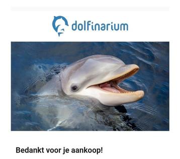 1 kaart Dolfinarium eticket beschikbaar voor biedingen